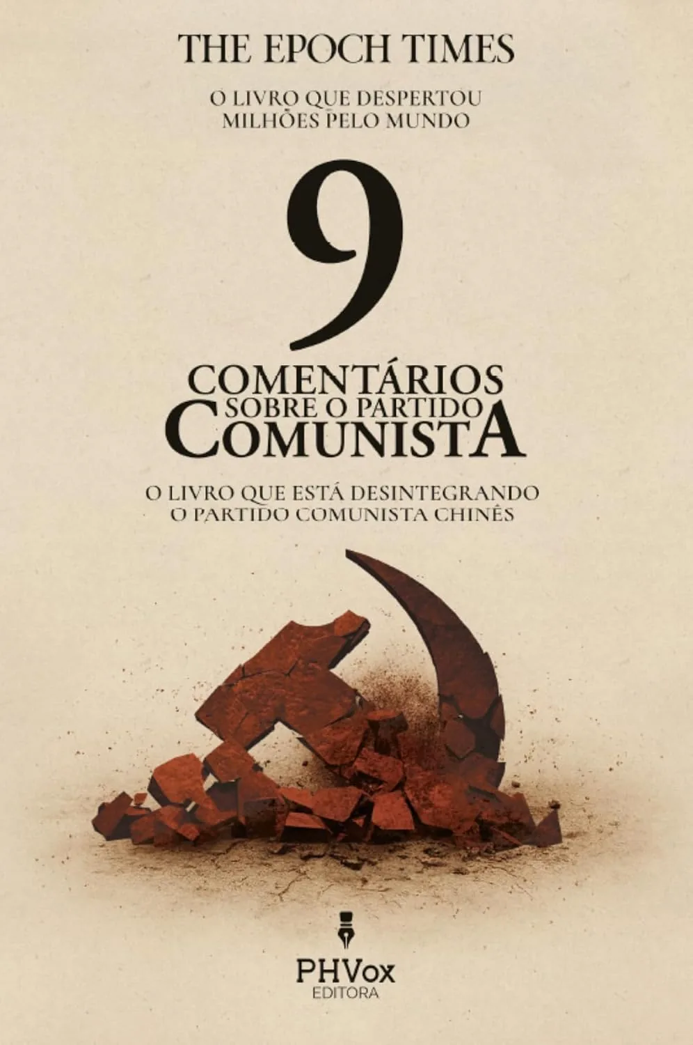 Capa do livro Nove Comentários sobre o Partido Comunista